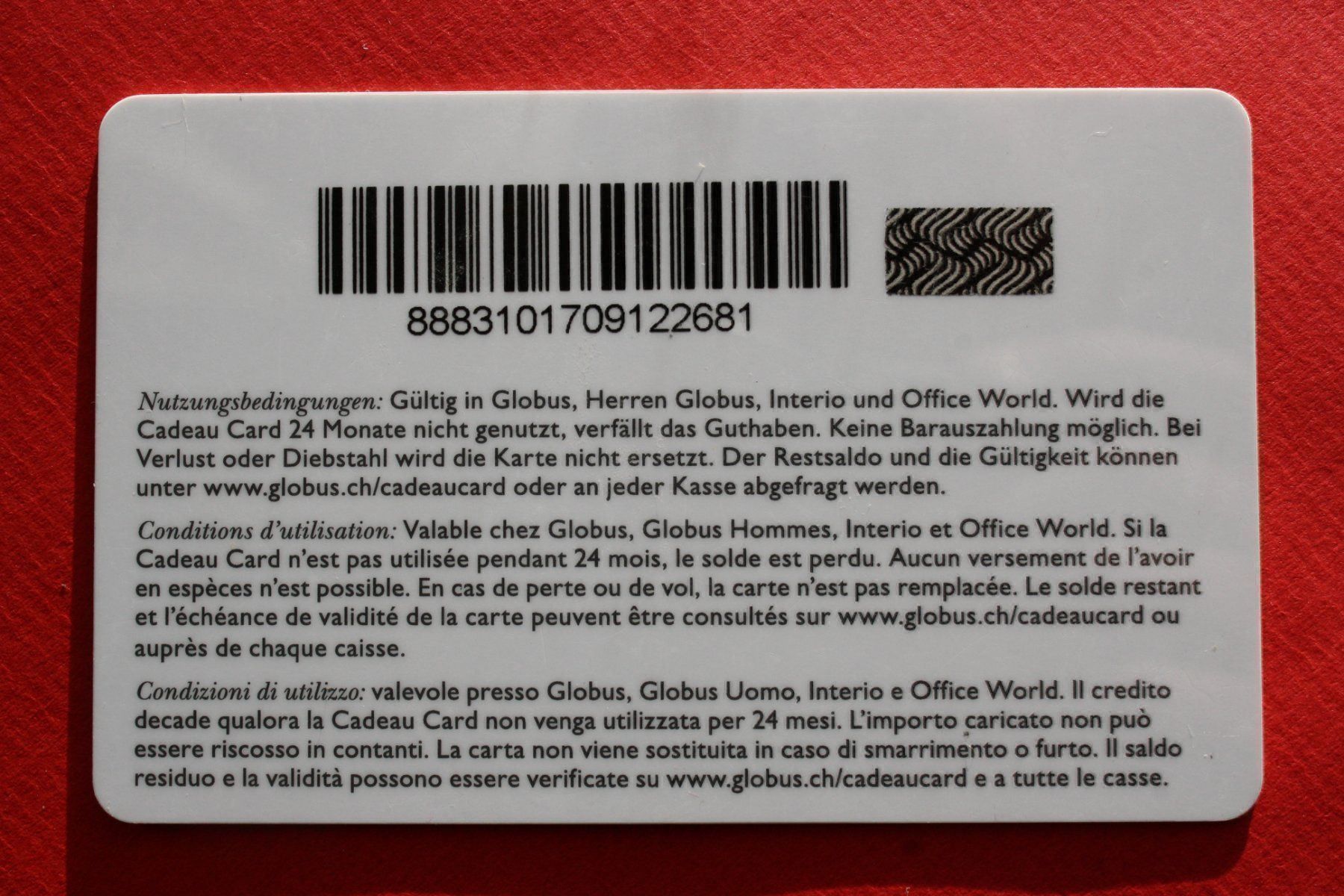 Cartoline: geschenkkarte – Usato da Laupen BE venduto da Gufi57 1