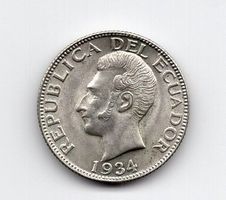 (2449) Ecuador, 1 Sucre 1934, top stgl