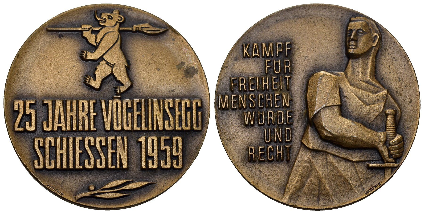 Medaglie: Vögelinsegg 1959 – Usato da Bern venduto da numismatictops