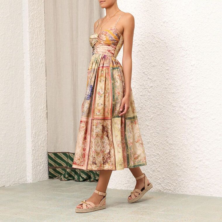 Zimmermann Vestiti: Zimmermann Elegant Silk Midi Dress – Nuovo (secondo la descrizione) da St.Josefen venduto da lop_lh8d 5