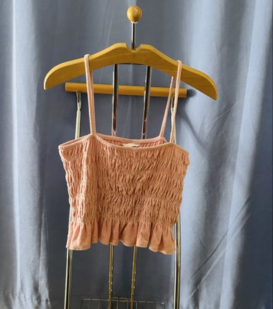 H&M Crop Top Altrosa/Pfirsich Gr. L