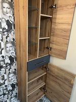 Hochschrank Badezimmer Eiche Sonoma Nachbildung