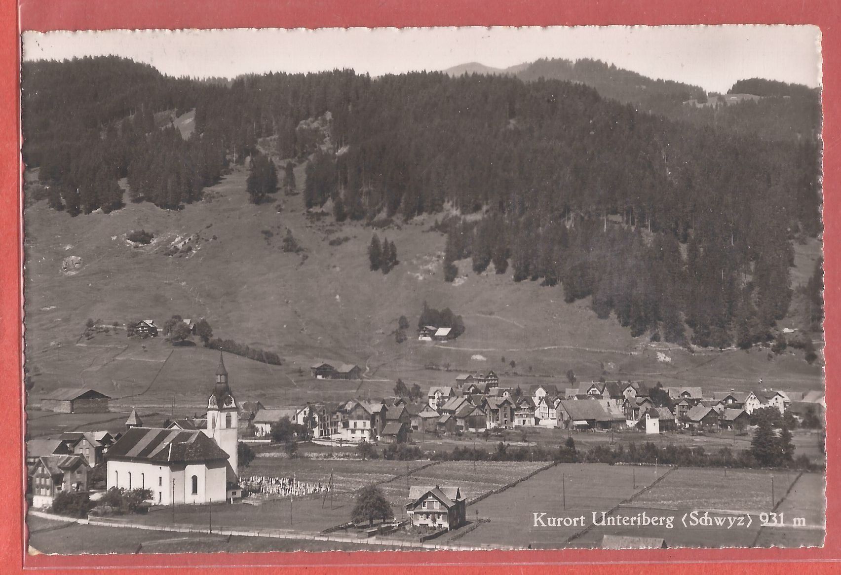 Ansichtskarten: Unteriberg - ca. 1950 – Gebraucht aus Fislisbach von Porano