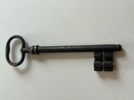 Schlüssel antik Metall grosser Bart (S43)