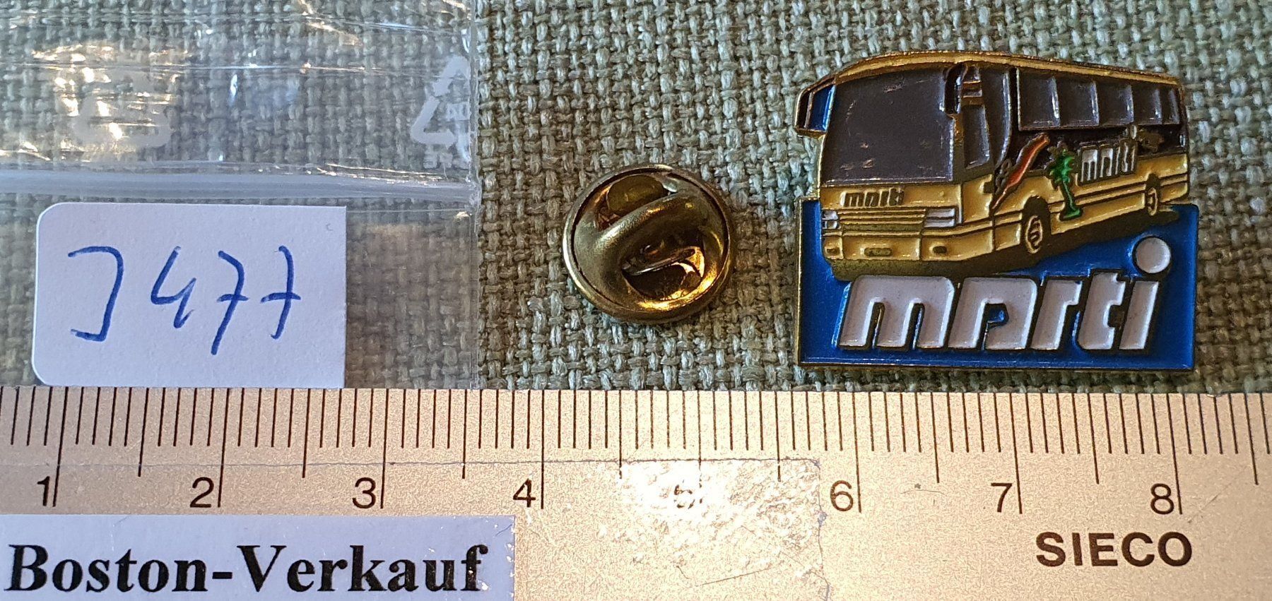 Tables: J477 - Pin Reise Bus marti Schweiz – D'occasion à Reinach BL par Boston-Verkauf 1