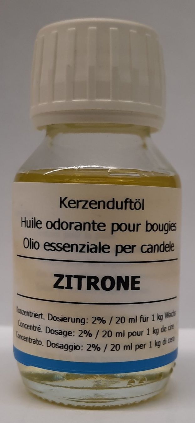 Oli essenziali: EXAGON Kerzenduftöl Zitrone 50ml – Nuovo e nell'imballaggio originale da Seuzach venduto da VT-Collections3
