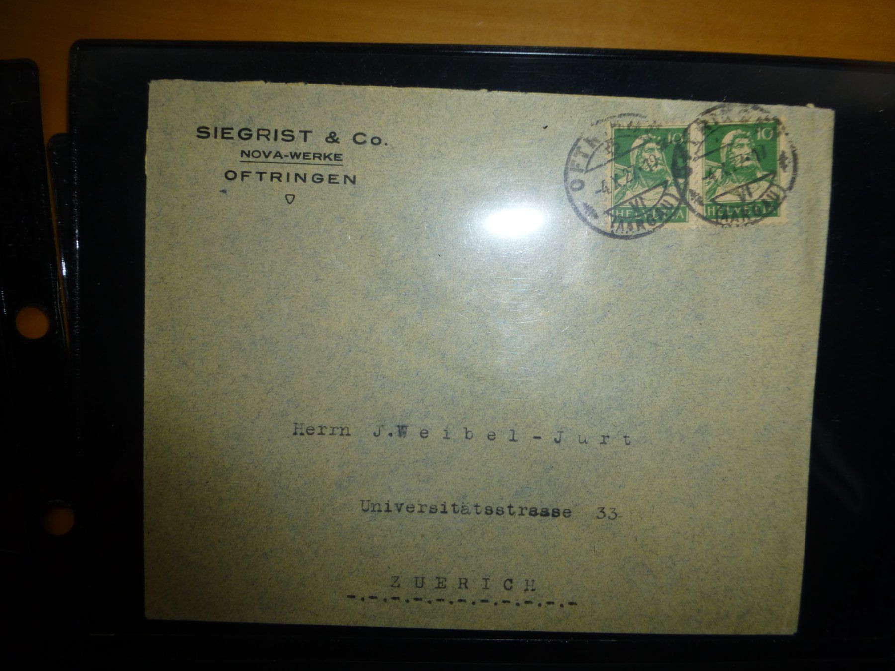 Tutti i francobolli: Briefmarken Sammlung Schweiz – Usato da Fischbach-Göslikon venduto da Kurt096 6