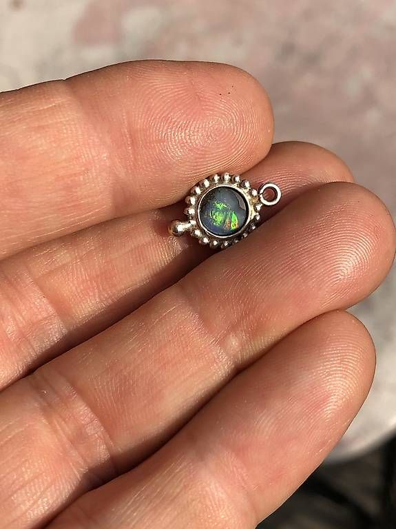 Ciondoli: Silberanhänger mit Boulder Opal – Usato da Wigoltingen venduto da SANDROPAL 4