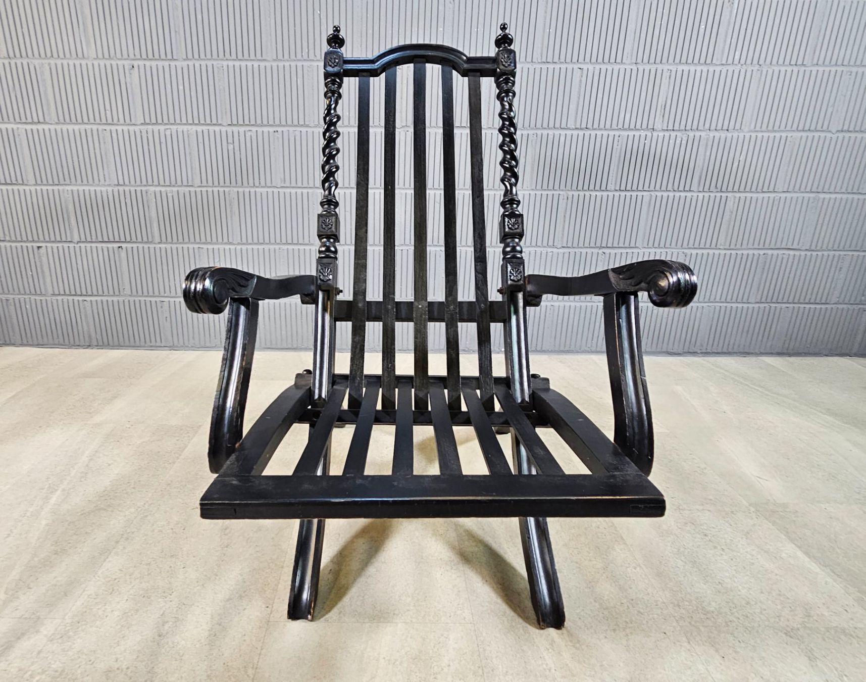 Stühle: Viktorianischer Klappstuhl, Victorian Folding ArmChair – Gebraucht aus Nottwil von Wondewa-Shop