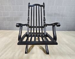 Viktorianischer Klappstuhl, Victorian Folding ArmChair