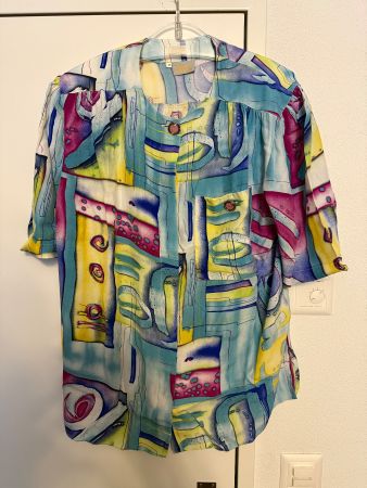 Elegance Classique Bluse, Gr. 38, Vintage Sommerbluse !