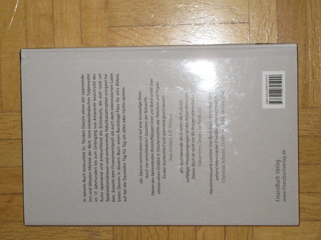 Bücher: Lukrative Rohstoffmärkte von Torsten Dennin – Neu (gemäss Beschreibung) aus Zug von roche72 1