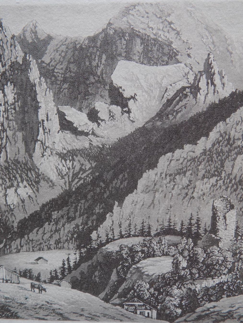 Incisioni: Wildenburg Wildhaus Aquatinta – Usato da Risch venduto da Rischli15 6