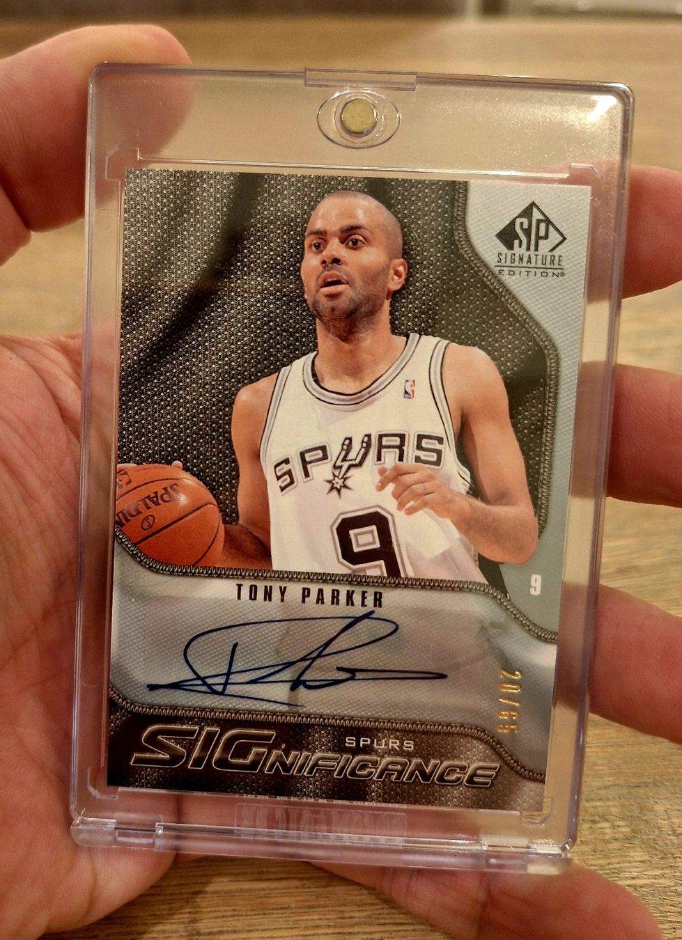 Nba Carte collezionabili: TONY PARKER AUTOGRAHP – Usato da Dietikon venduto da tel_5nn5