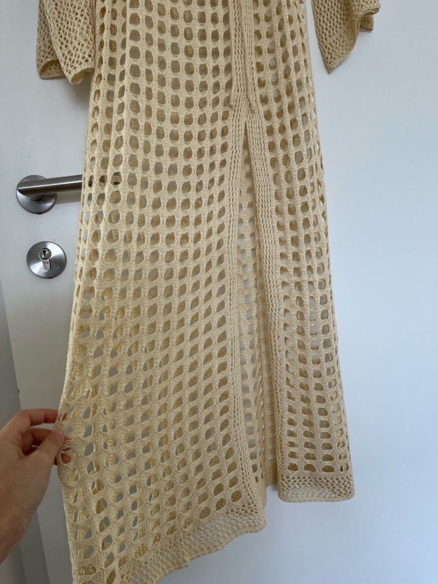 Vestiti: Strickkleid One Size, Farbe beige – Nuovo e nell'imballaggio originale da Triesen venduto da dardaleni 4