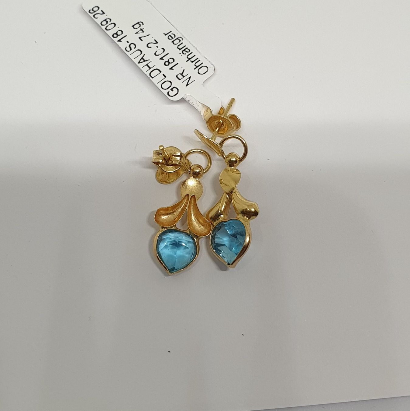 Ohrringe & -stecker: Echt 18K Gold Ohrhänger – Gebraucht aus Luzern von luzerngoldhaus 3