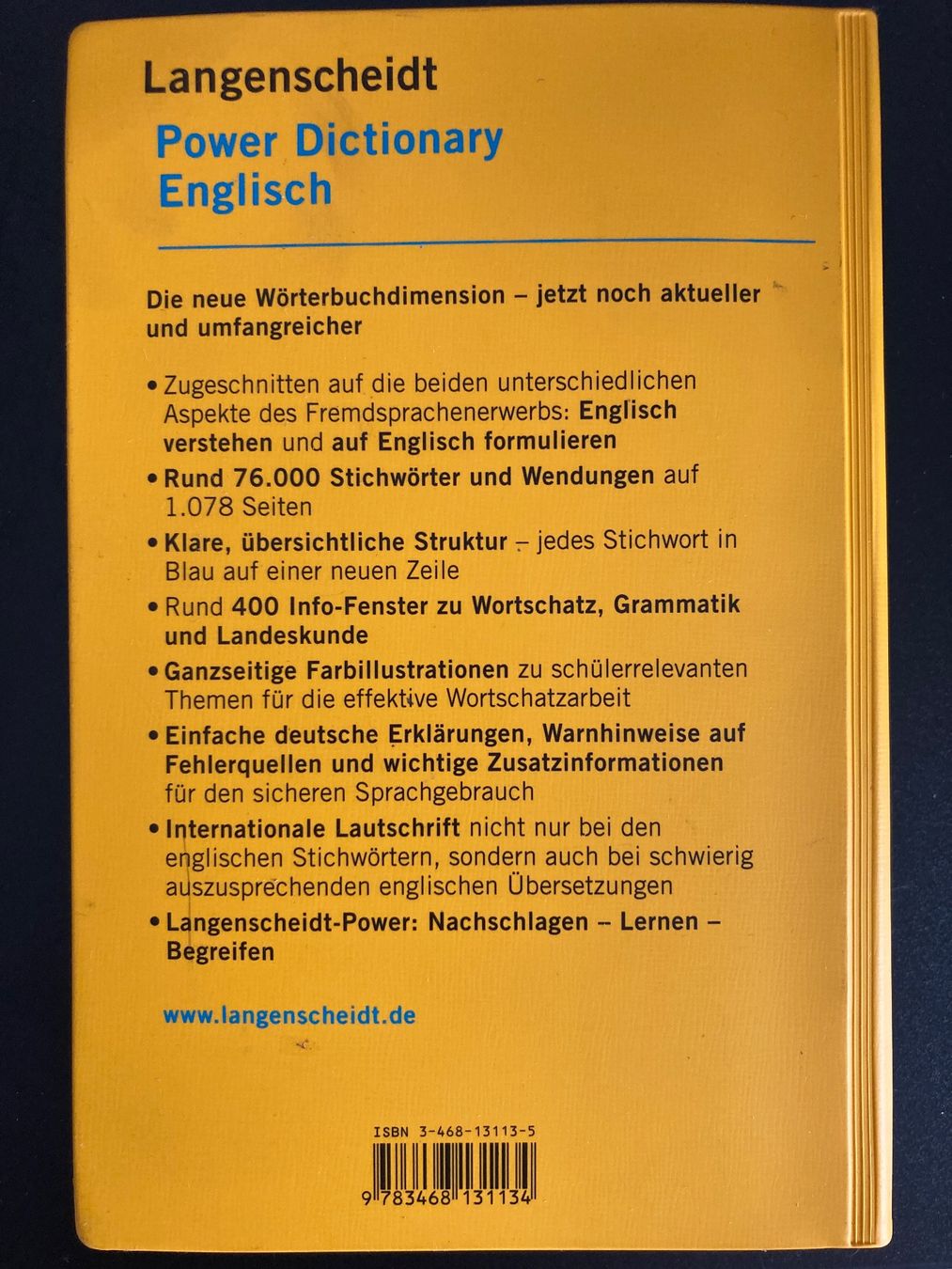 Libri: Power dictionary english – Usato da Frauenfeld venduto da AlphaCentauri369 1