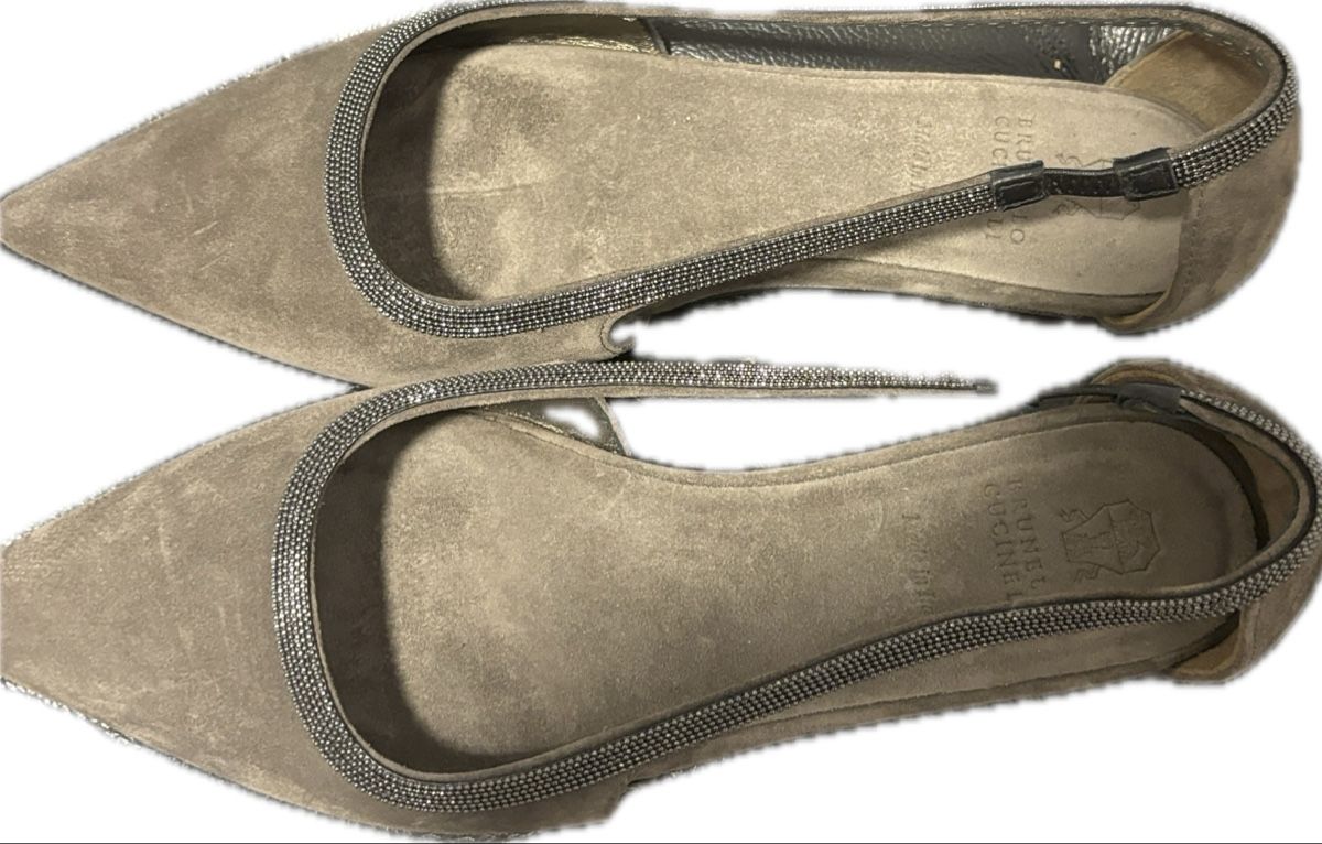 Brunello Cucinelli Scarpe da donna: Brunello Cucinelli Brown Ballerinas – Usato da Chur venduto da Cuteclothes7k 1