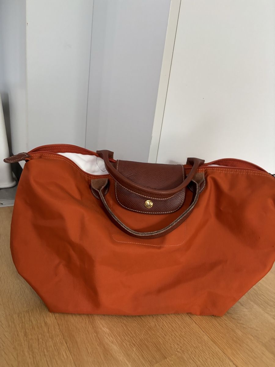 Longchamp Borse da donna: Longchamp Le pliage M orange – Usato da Fribourg venduto da dafral