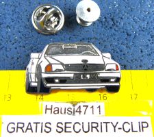 MERCEDES 500SL CABRIO WEISS PIN ENAMEL MIT SECURITY-CLIP