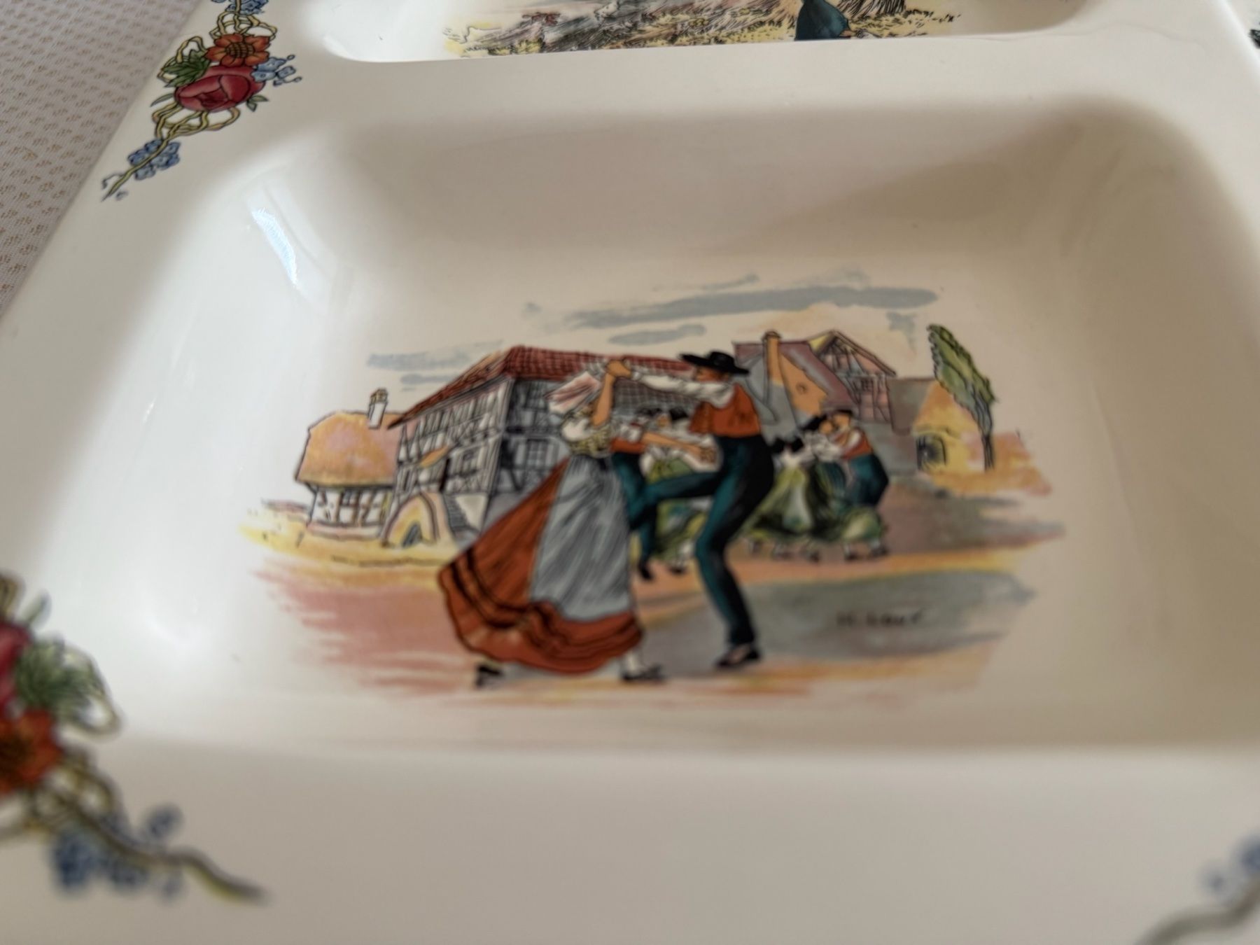 Servierplatten: Sarreguemines - Obernai - plat – Gebraucht aus Sion von accroshoes 2