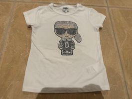 Karl Lagerfeld schönes Glitzer Shirt, 6J 116