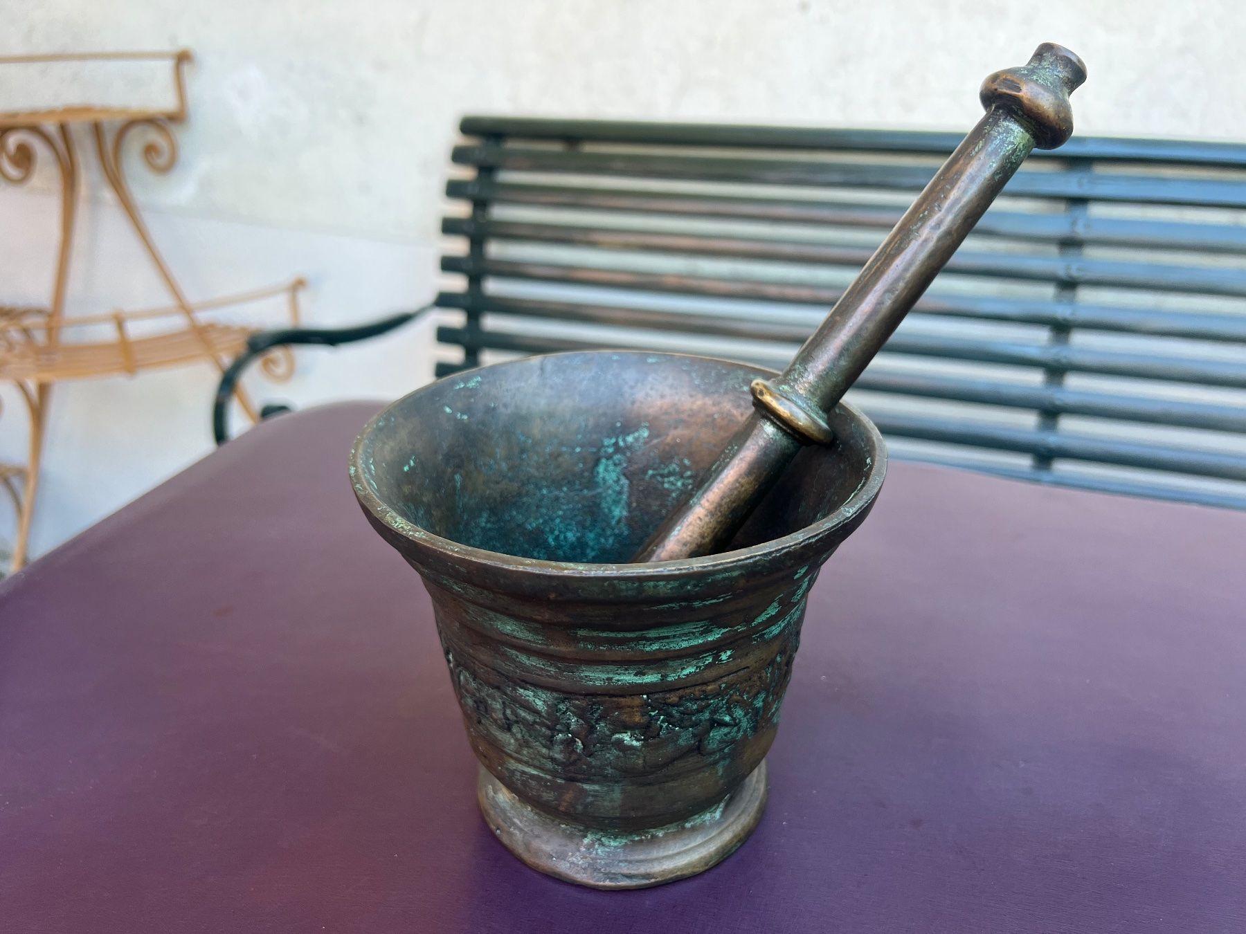 Altro per cucinare: Proantic - Bronze Mörser Handwerkskunst! – Usato da Otelfingen venduto da Yossi-68