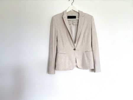 Nude Beige Blazer Sakko Jacket Gr. M elegant