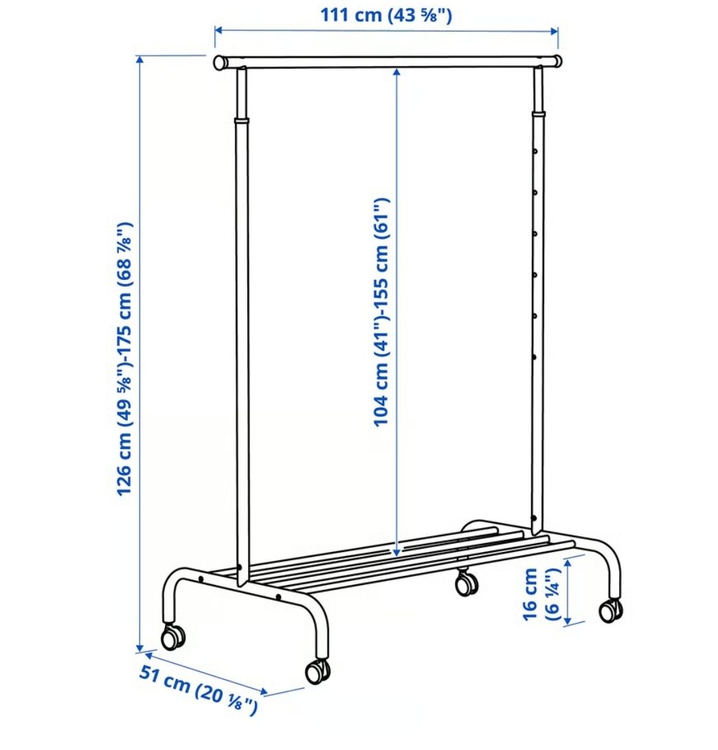 Autres accessoires: 2 Ikea Rigga (clothes rack) – D'occasion à Zürich par clelia_cal
