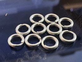 ✨ Spaltringe aus 925 Sterling Silber – 5 mm – 10 Stück ✨
