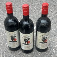 3 bouteilles Trophy Cabernet Sauvignon 1996 Afrique Sud