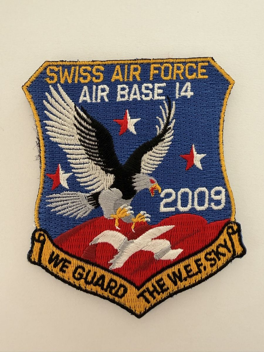 Schweizer Armee Plaketten & Abzeichen: Swiss Air Force WEF 2009 patch  – Gebraucht aus Chamoson von Lio_Rey