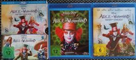 Alice im Wunderland + hinter dem Spiegeln  (D/E) 2-Blu-ray's