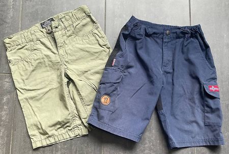 2x kurze Hose, Wandershorts in Gr. 128+140, Trollkids