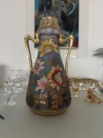Antike Mariage-Porzellanvase Noritake,Japan, handbemalt,27cm