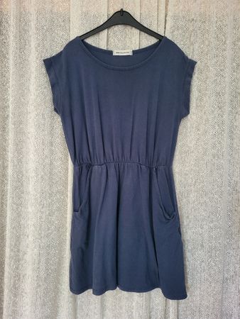 Sommer kleid blau baumwolle