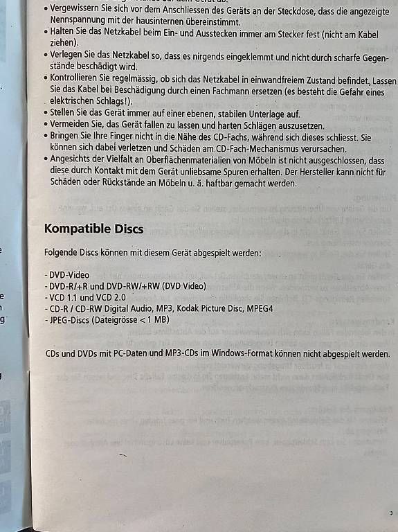 Microspot Lettore multimediale & Streamer: DVD-Player funktionsfähig – Usato da Hausen AG venduto da corinne_g 4