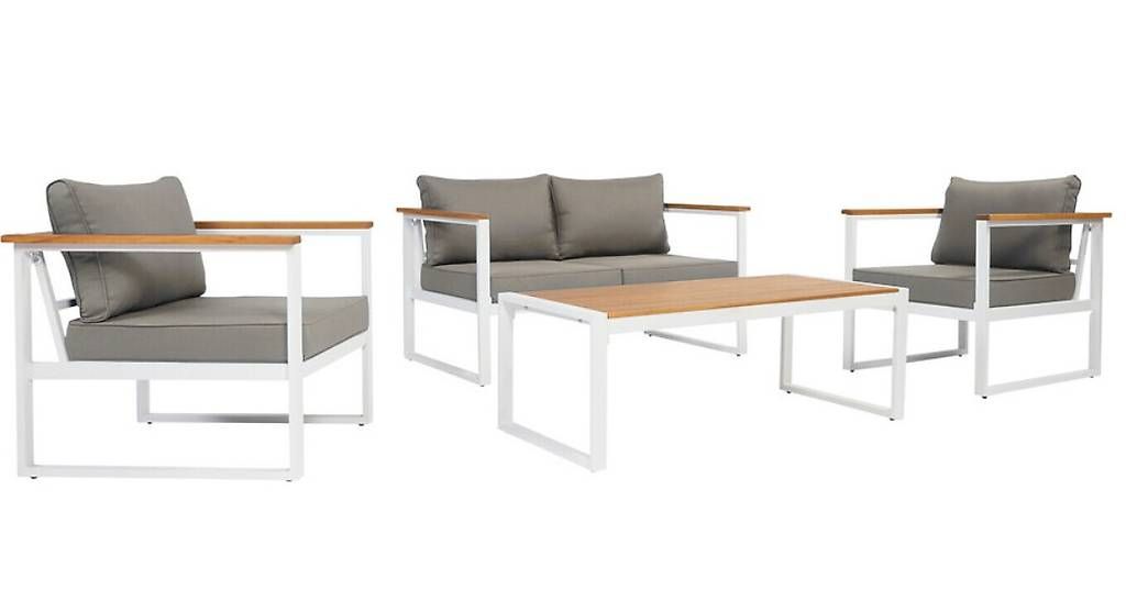 Divani: Gartenlounge Santorini Lounge-Set grau – Usato da Pfäffikon ZH venduto da Cro