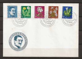 FJ060 - FDC Pro Juventute 1960