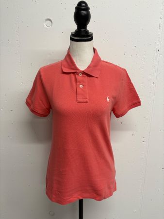Polo Ralph Lauren Poloshirt Koralle Gr. XS Baumwolle rosa