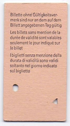 Biglietti: Billette Landquart - Zürich – Usato da Langenthal venduto da Sammlungs_aus 1