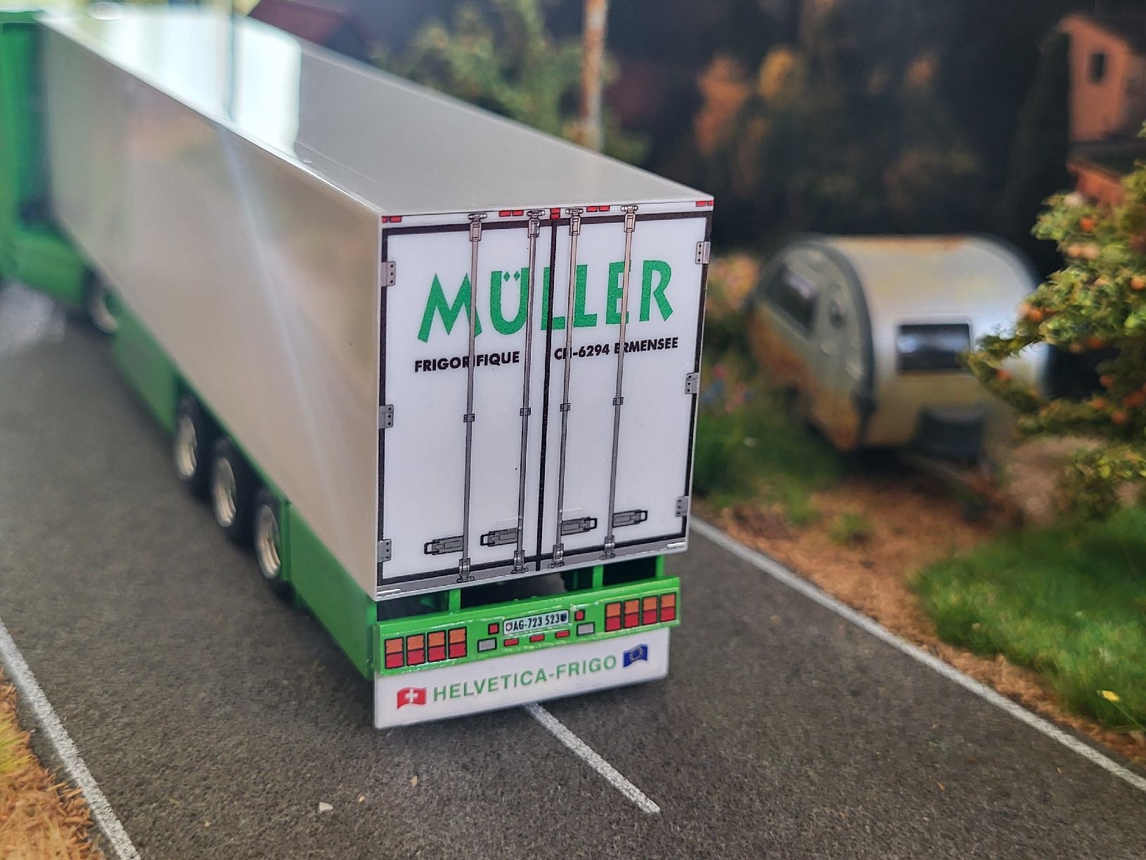 Herpa Kit di modellismo & Modellini statici: Müller Ermensee Daf Xf  – Nuovo (secondo la descrizione) da Kaltbach venduto da rosso6 2