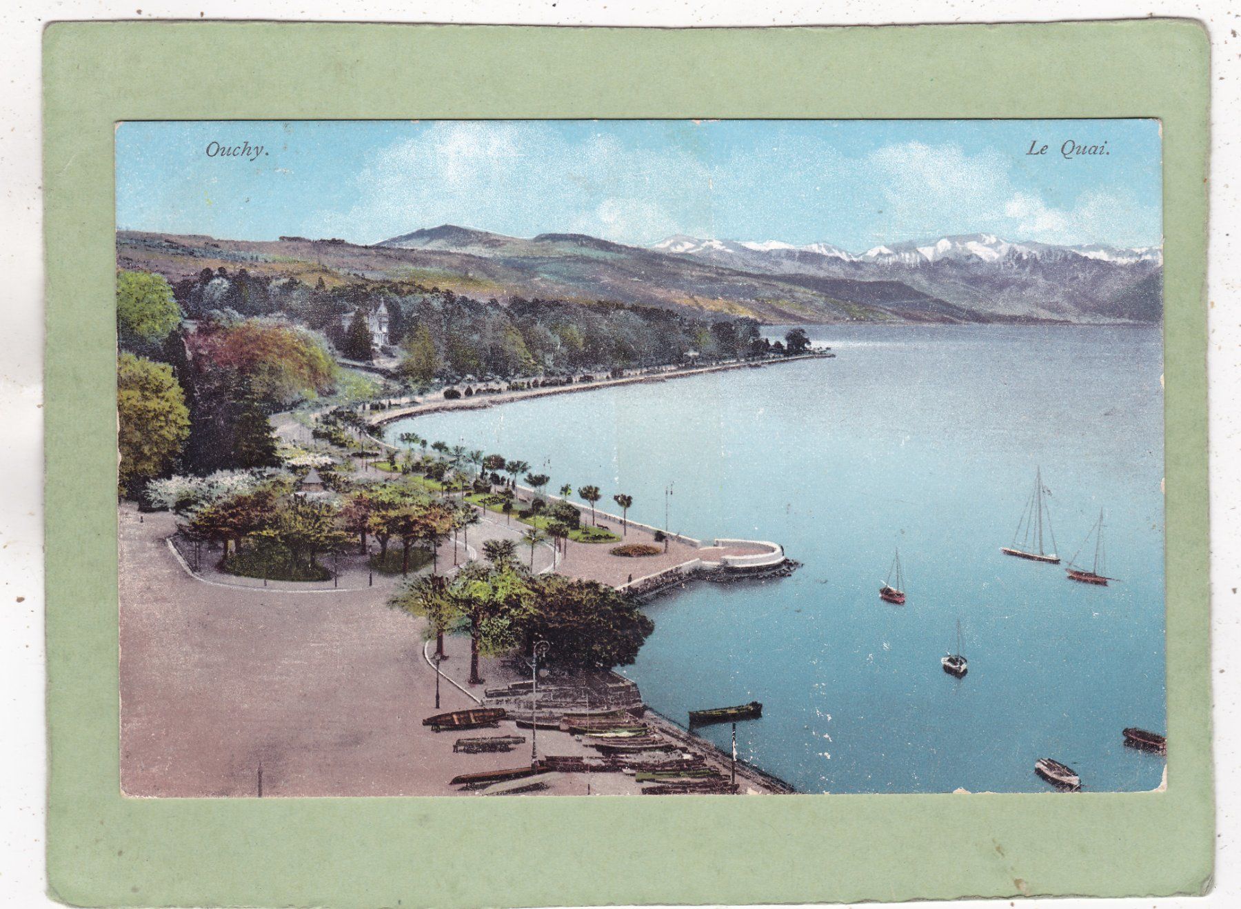 Cartes postales: Ouchy Le Quai 1909 – D'occasion à Herisau par Lisegrat2008