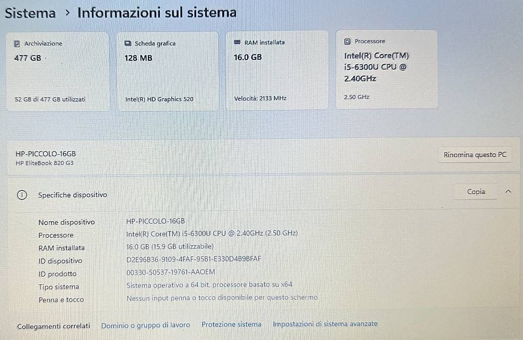 Notebook: HP Elite Book i5 - 14" – Usato da Caslano venduto da Nap1966 1