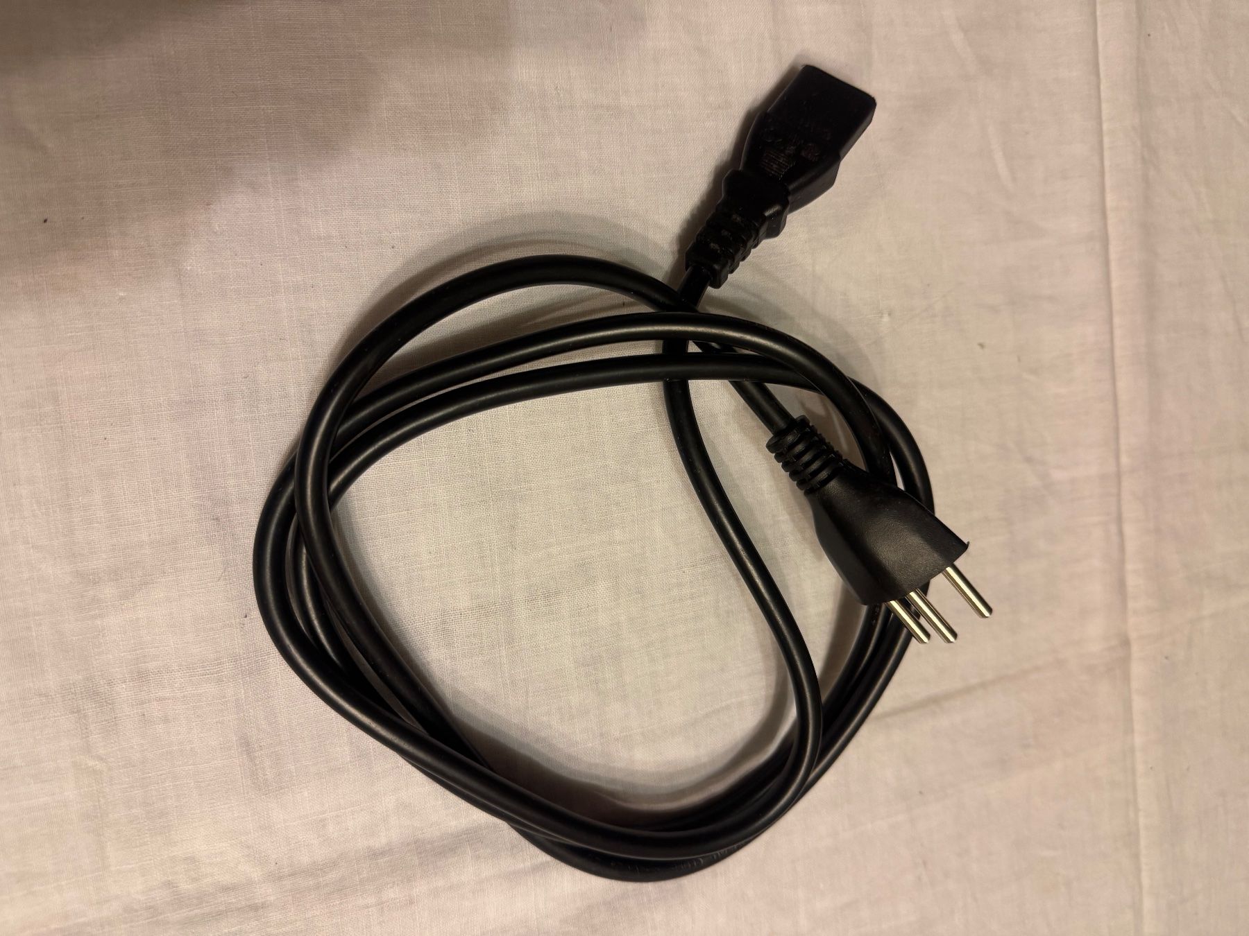 Câble d'alimentation noir, parfait état, comme neuf! (604) (D'occasion ...