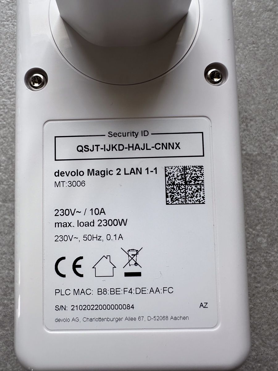 Devolo Unità & Adattatore: Devolo Magic 2 WIFI 6 next Multiroom Kit – Usato da Brittnau venduto da alfine 4
