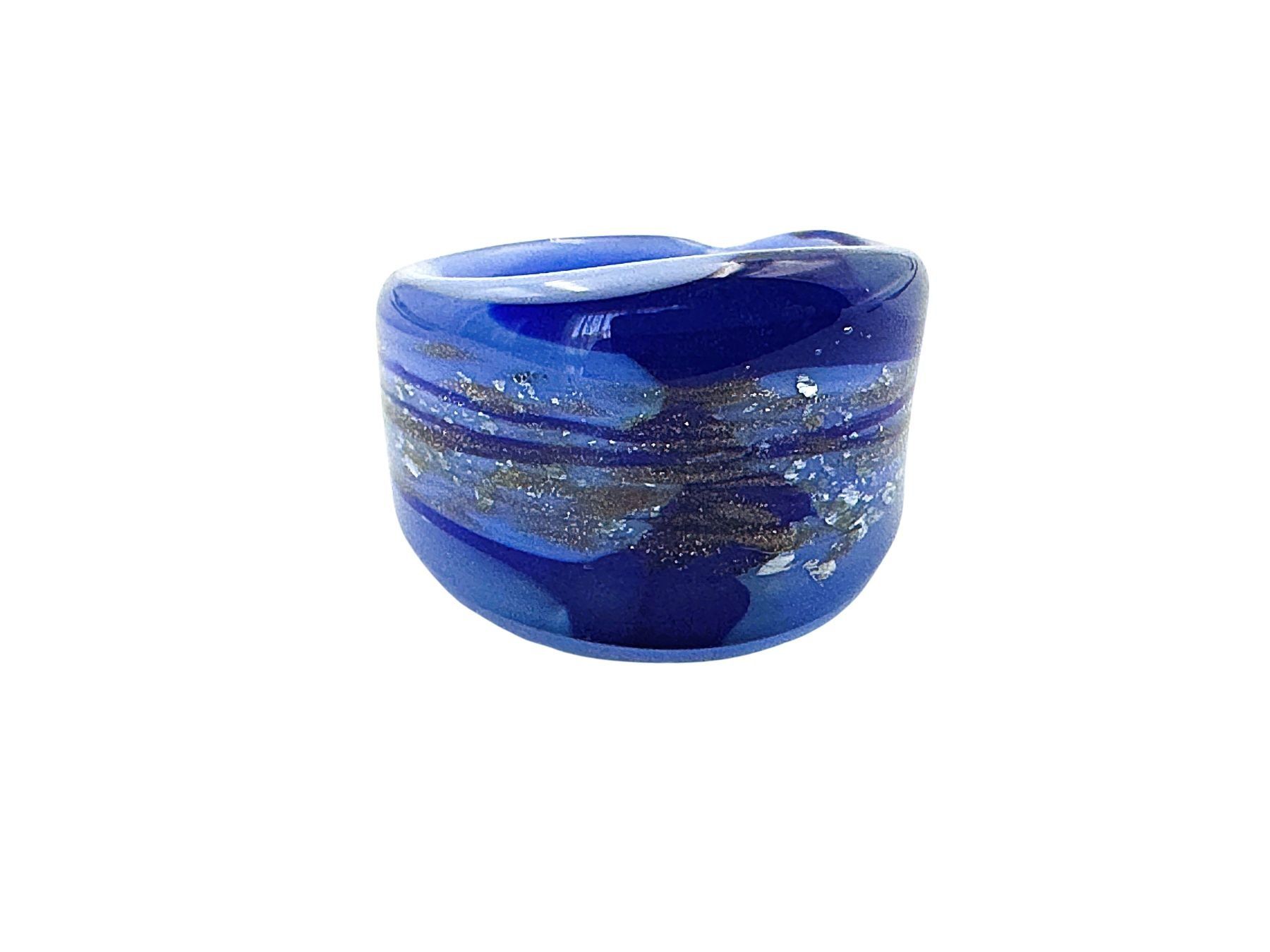 Murano Anelli: Ring Murano Glas G 56 Breite 17mm – Nuovo e nell'imballaggio originale da Oberkulm venduto da Murano-Schmuck 3