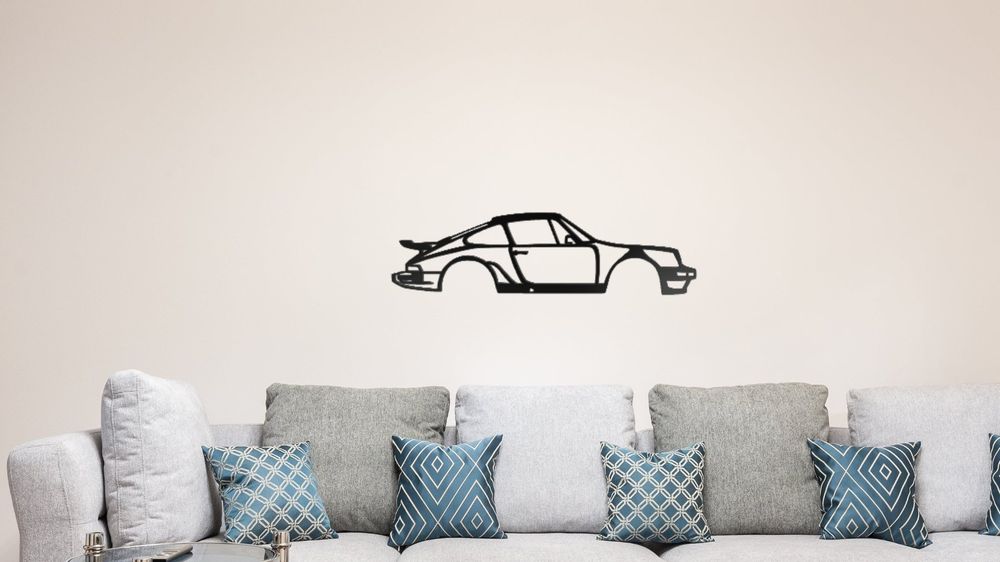 Porsche 911 Wand Kunst 80cm