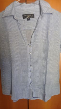 JOHN ASHFIELD DAMEN LEINEN BLUSE GRÖSSE 40