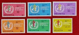 DIENST VI OMS WHO GENEVE 36 - 41 1975 1986 1995** POSTFRISCH